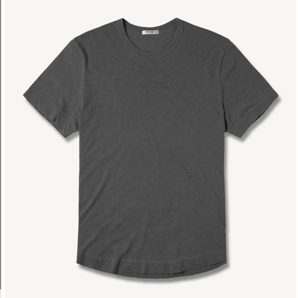 Buck Mason Slub Curved Hem Tee (NWT)